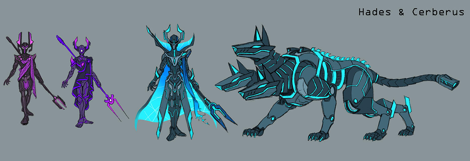 Hades & Cerberus Futuristic