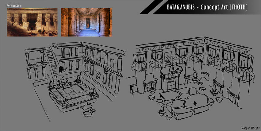 Bata & Anubis - Thoth Level concept